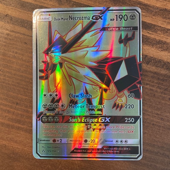 Pokemon | Other | Dusk Mane Necrozma Gx | Poshmark
